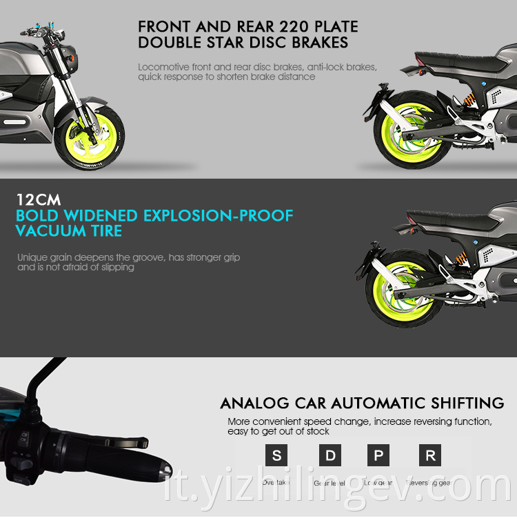 Bicala elettrica di litio di alta qualità scooter elettrico per adulti in bicicletta elettrica a 2 ruote